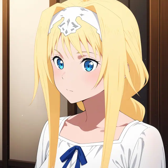 Alice Zuberg — White Casual Dress